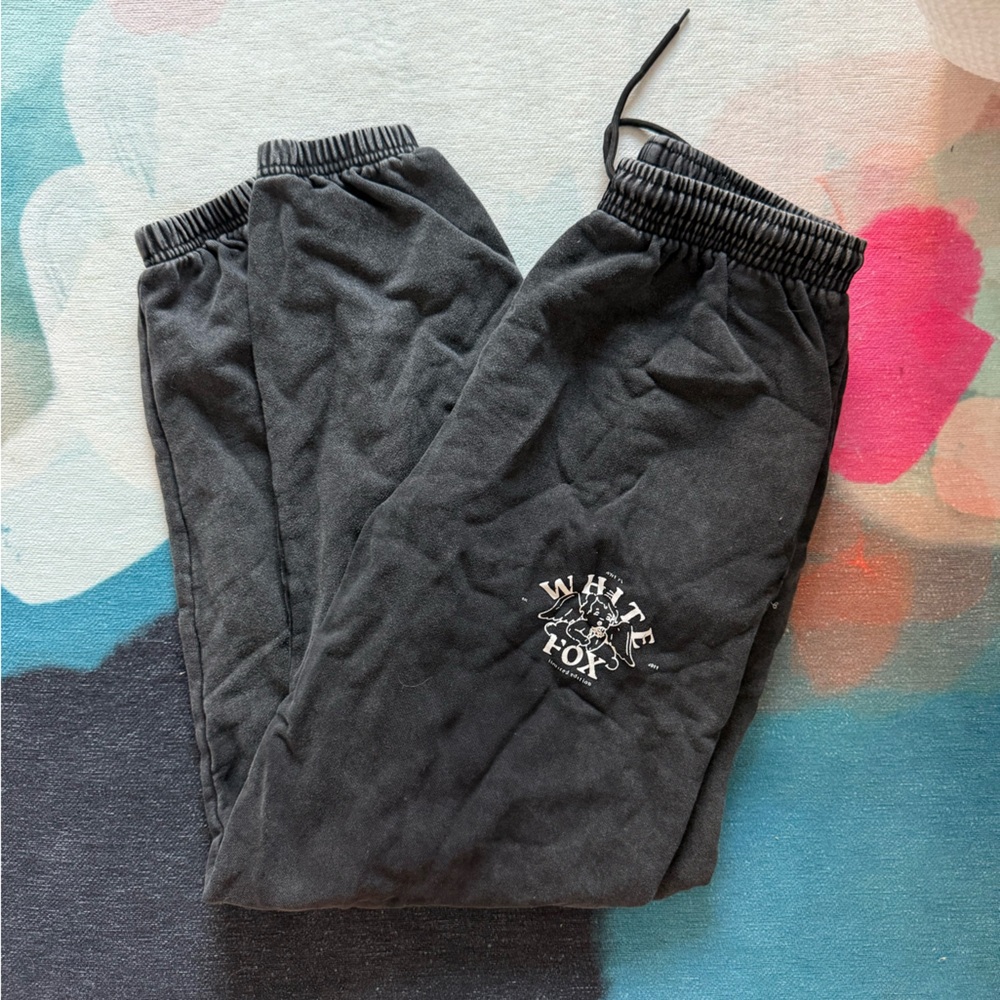 White Fox Boutique Charcoal Joggers